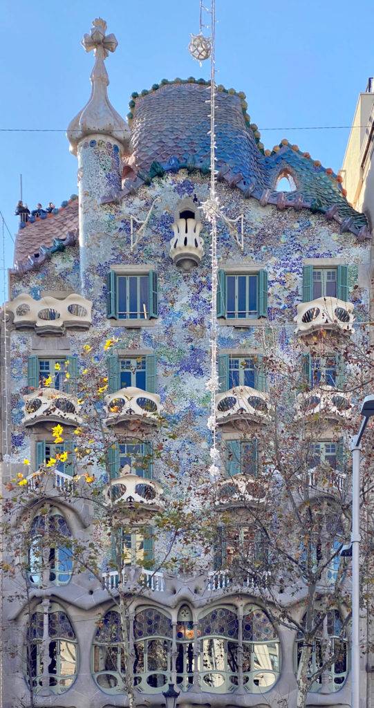 Casa Batlló by Antoni Gaudí on Passeig de Gràcia, Barcelona