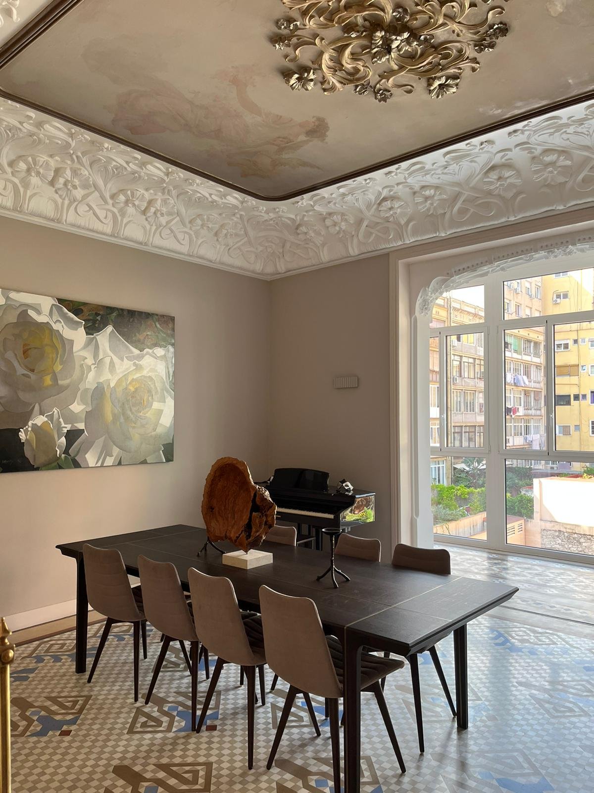 Restored apartment in Barcelona's Eixample district