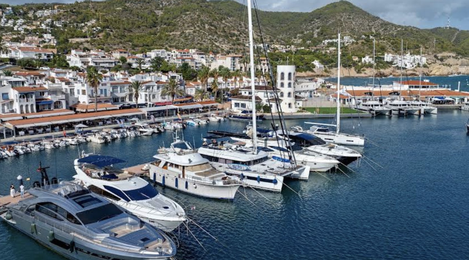 Port d'Aiguadolç, Sitges, where the Barleigh Ellis office opens