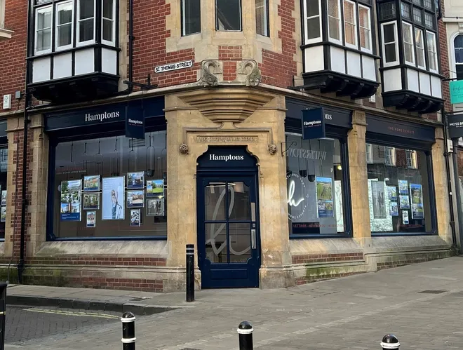 Hamptons branch on St Thomas Street, Winchester, England